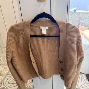 H&M Women's Brown Cardigan Sweater